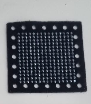 Quadrati 5x5 in Camoscio + Strass