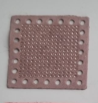 Quadrati 5x5 in Camoscio + Strass
