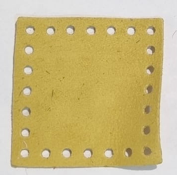 Quadrati 5x5 in Camoscio Senza Strass