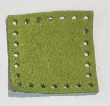 Quadrati 5x5 in Camoscio Senza Strass