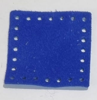Quadrati 5x5 in Camoscio Senza Strass